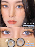 EASYCON Cheese blue 14.5mm Eyes big beautiful pupil Cosmetic  Colorful Contact Lenses exclusive Yearly Eye Makeup 2pcs/pair