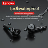 Lenovo XT89 TWS wireless earphone Bluetooth 5.0 touch control sports waterproof headset HD call microphone Headphone