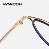 Cat Eye Glasses Frames Women Metal Finished Myopia Frame Trendy Shortsighted Eyeglasses Prescription -1.0 1.5 2.0 to 6.0