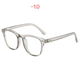 Finished Myopia Glasses Men Women Transparent Eyeglasses Prescription Student Shortsighted Eyewear -1.0 1.5 2.0 to 6.0