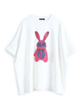 Top Quality Comfortable crew neck with diamond rabbit printTXia Jixin